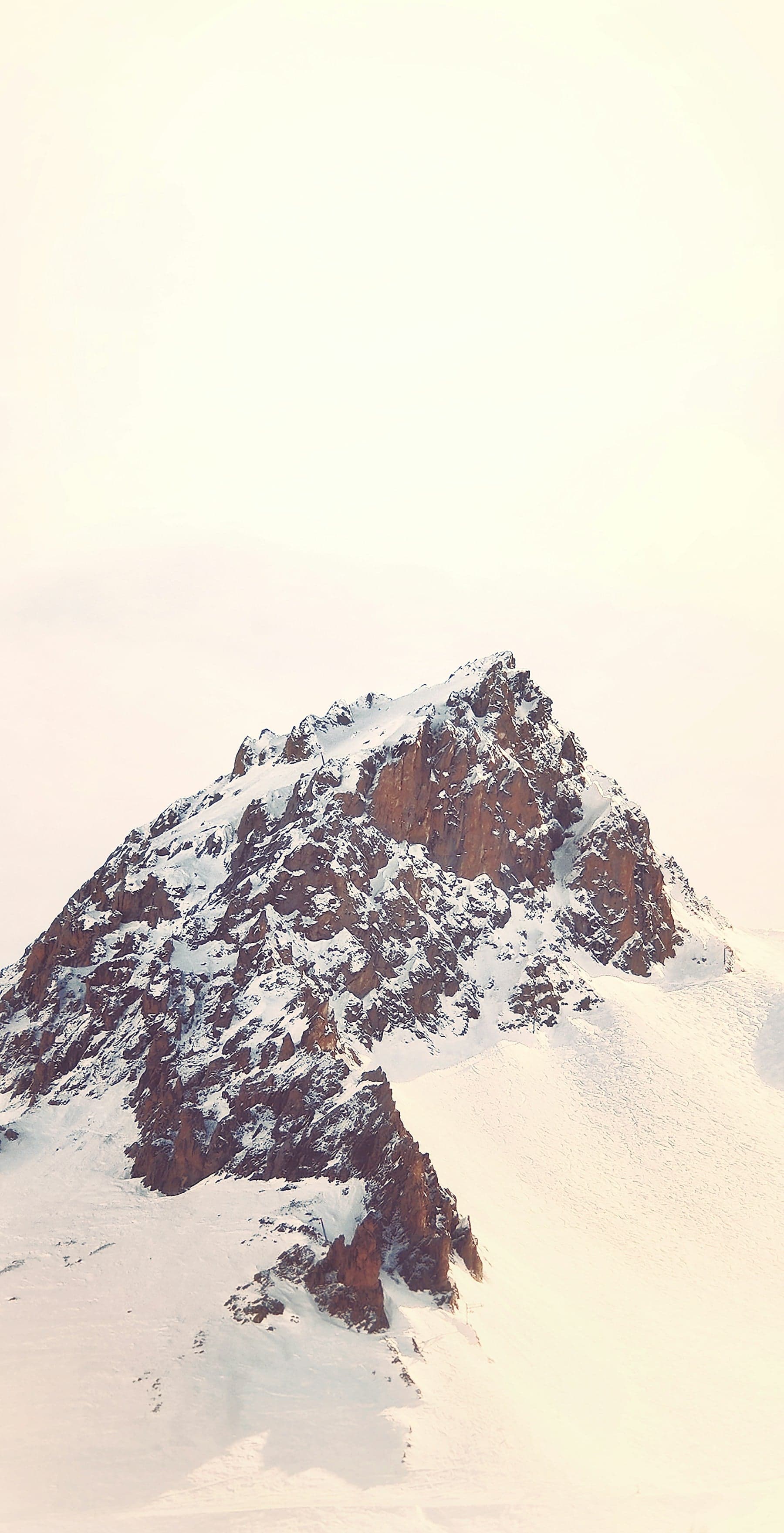 Mount Yret peak above Serre Chevalier