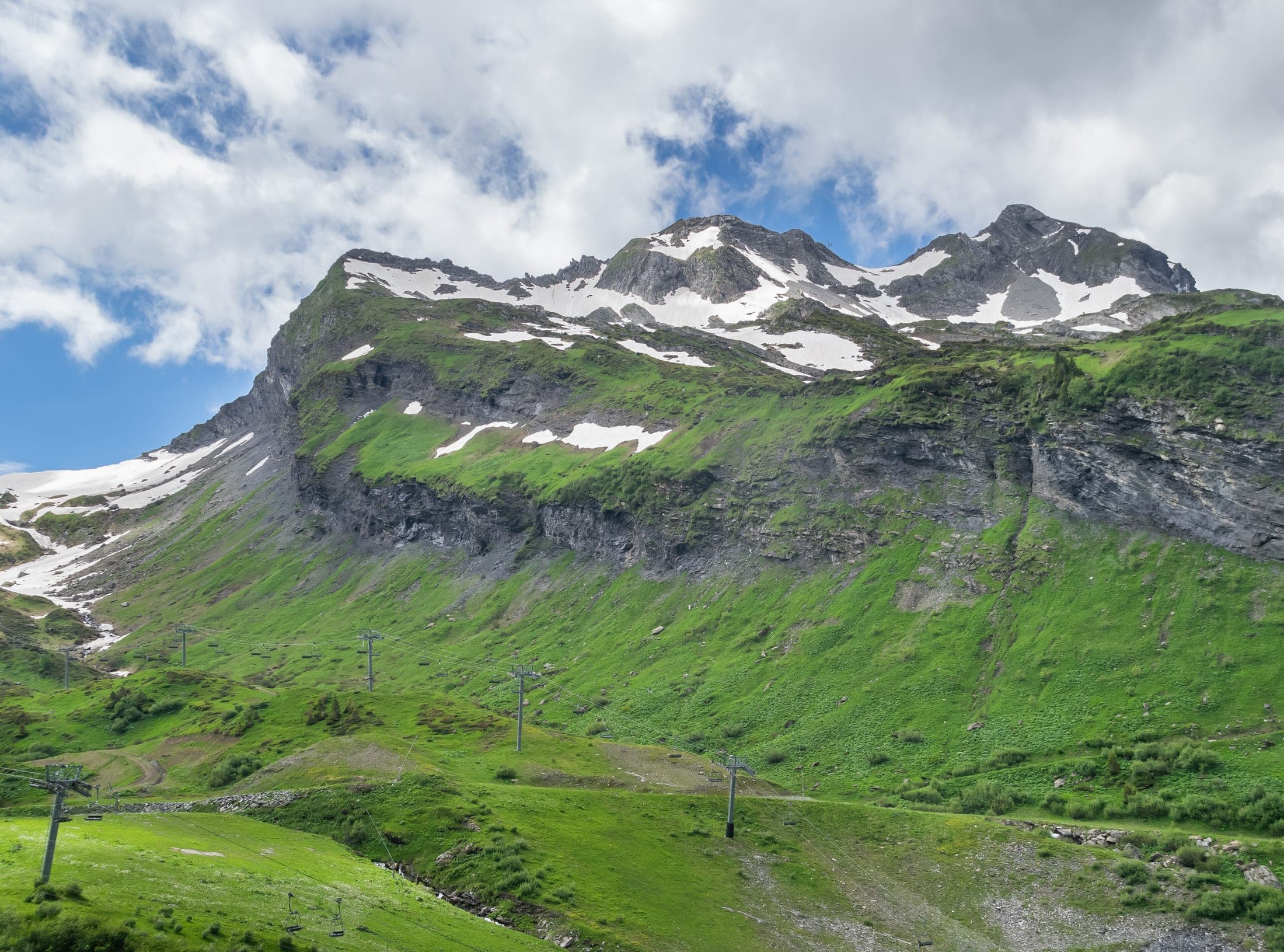 The eastern slope of Les Hauts Forts above Avoriaz