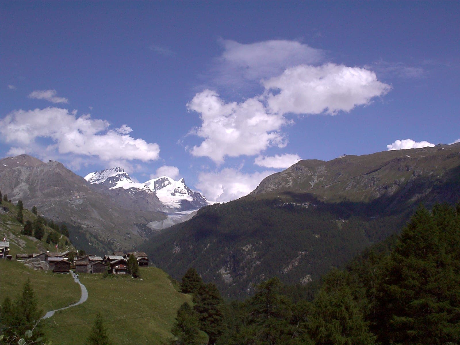 View from Klein Matterhorn above Zermatt